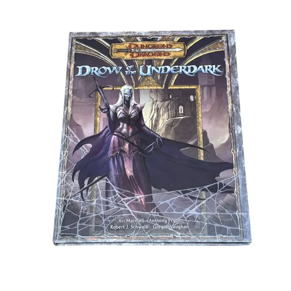 Drop of the Underdark 2007 1st print HC Dungeons & Dragons 3.5/D20 WOTC VG